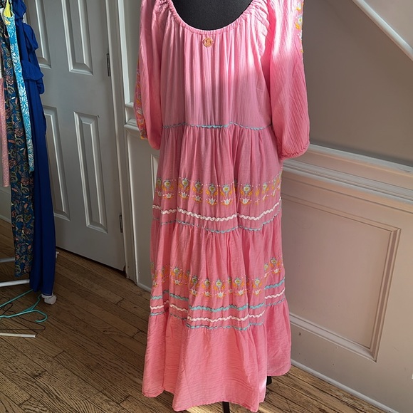 SIMPLY SOUTHERN NWT - PINK MAXI DRESS - SIZE LARGE - Picture 6 of 7
